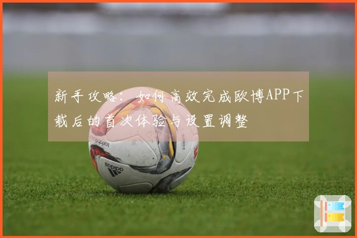 新手攻略：如何高效完成欧博APP下载后的首次体验与设置调整